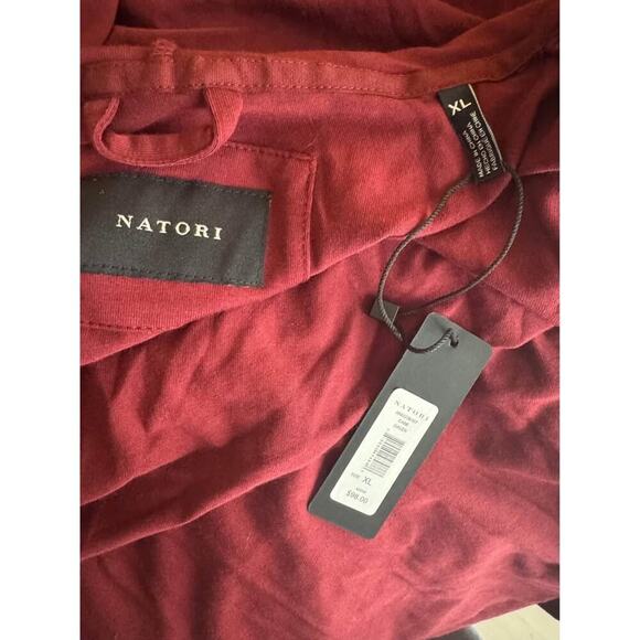 Natori Men’s XL Galen Cotton Modal Hooded Robe NWT - Picture 4 of 5